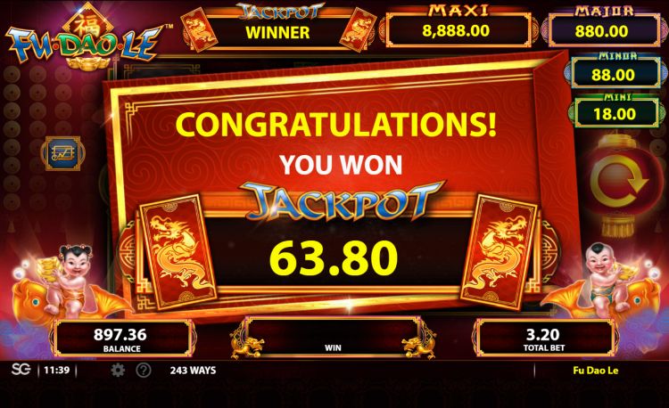 Fu Dao Le gokkast bally review jackpot win