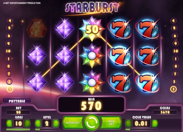 Starburst gratis spelen